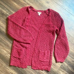 Cat & Jack Girls Cardigan - Large 10/12